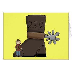 Füllen Sie große Cowboystiefel -