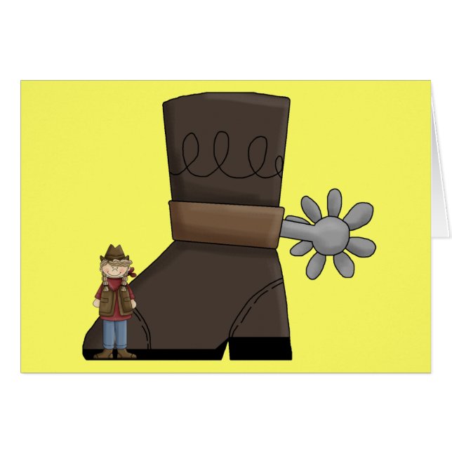 Füllen Sie große Cowboystiefel - (Vorderseite (Horizontal))