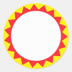 Füllen Sie Ihre eigenen Preis- oder Rabattaufklebe Runder Aufkleber
