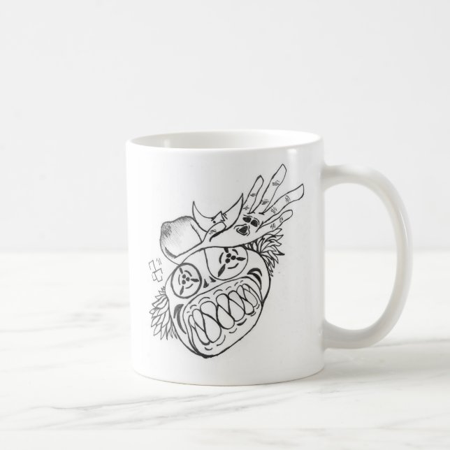 FÜLLEN Sie MICH HERAUF BRO (Straßenfeger) Kaffeetasse (Rechts)