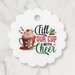 Füllen Sie unsere Tasse mit Beifall aus Geschenkanhänger
