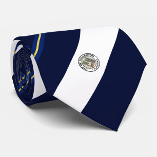 Fullerton (Kalifornien) Stadtflagge Neck Tie Krawatte