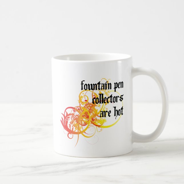 Füllfederhalter-Kollektoren sind heiß Kaffeetasse (Rechts)