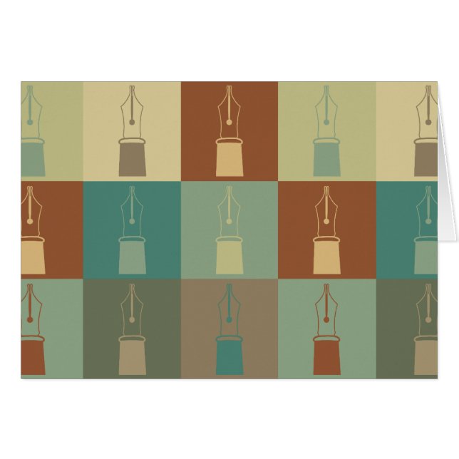 Füllfederhalter-Pop-Kunst (Vorderseite (Horizontal))