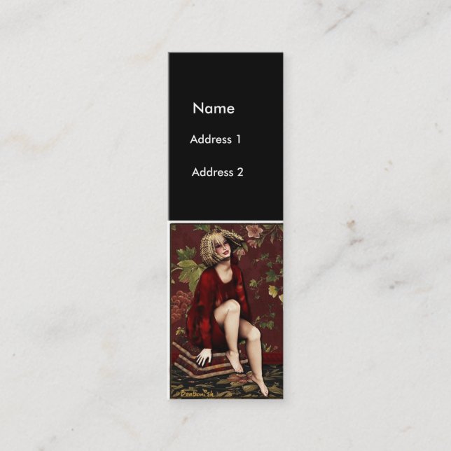 FullFigureLady Mini Visitenkarte (Vorderseite)