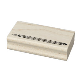 Füllhalter Briefmarke aus Holz Gummistempel