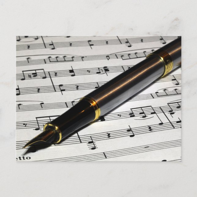 Füllhalter Postkarte (Vorderseite)