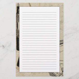 Füllhalter und Watchface mit Notizen Briefpapier