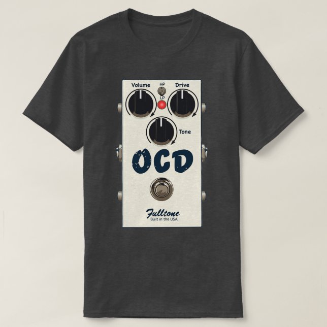 Fulltone OCD Guitar Pedal T-Shirt (Design vorne)