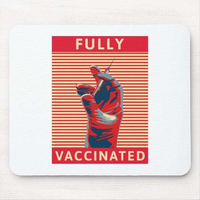 Fully Vaccinated Mousepad (Vorne)
