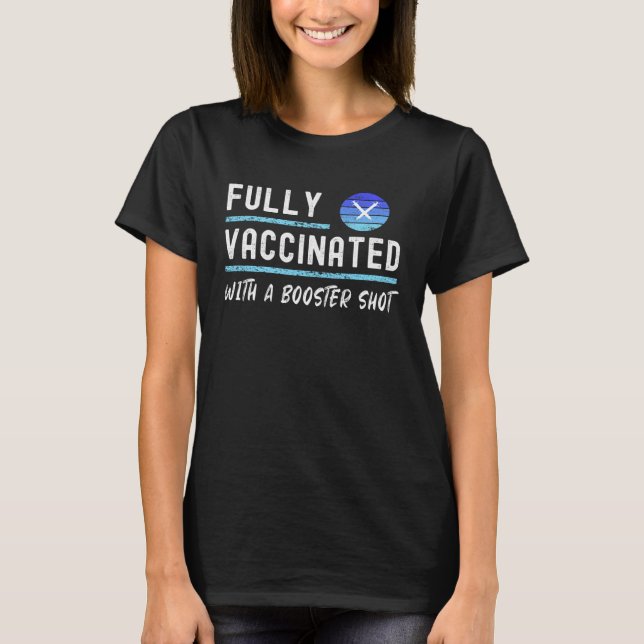 Fully Vaccinated with a Booster Shot  Cool 2020202 T-Shirt (Vorderseite)