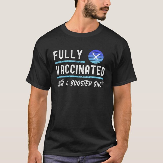 Fully Vaccinated with a Booster Shot  Cool 2020202 T-Shirt (Vorderseite)