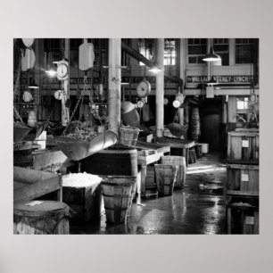 Fulton-Fischmarkt: 1954 Poster