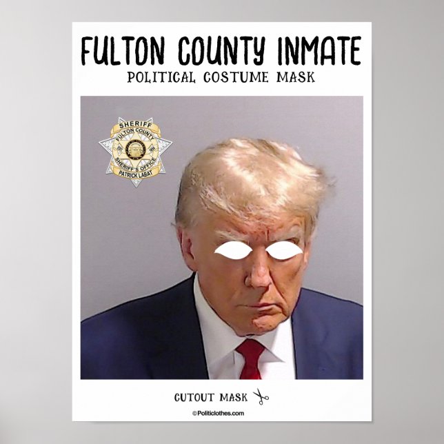 Fulton Landkreis Inmate-Kostümmaske Poster (Vorne)