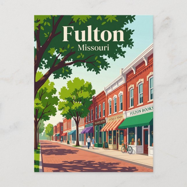 Fulton (Missouri) Postkarte (Vorderseite)