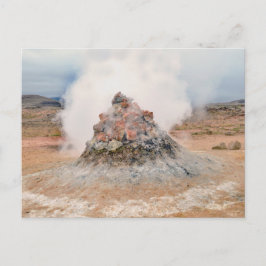 Fumarole, Geothermalgebiet Hverir, Island Postkarte