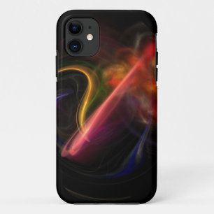 Fumée et flammes art abstrait iPhone 5 coque