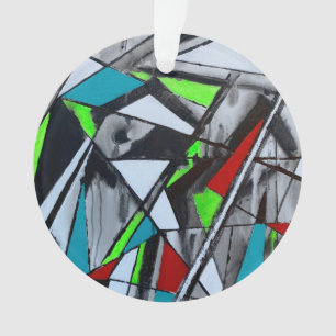 Fumée et miroirs ornement acrylique