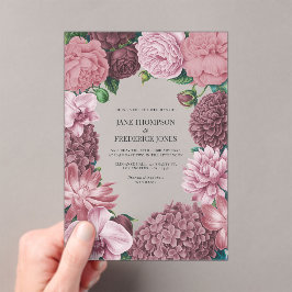 Fumée Mauve, Pivoine Poussiéreuse et Invitation de