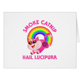 Fumer l'herbe à chat Salut Lucipurr, Chat Satan Li