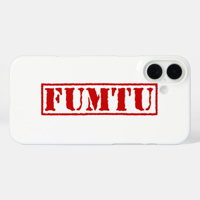 FUMTU iPhone 16 PLUS HÜLLE (Rückseite (Horizontal))