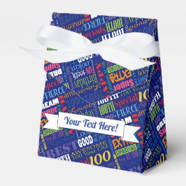 Fun 100th Birthday Party Personalisiert Monogram Geschenkschachtel