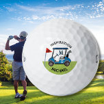 Fun 19. Loch Custom Cart Personalisiert Golfball<br><div class="desc">Viel Spaß mit diesem und Inspiration in ihr Spiel - bereit, den Kurs zu reiten und dabei zu helfen, es zu einem großartigen Spiel zu machen - dieser Michael steht für den Job und das letzte Loch. Denken Sie Geburtstag / Vater's Day / oder irgendeine andere Art von Geschenk -...</div>