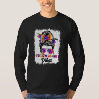Fun 4th Grade Back To School Kids Girls First Day  T-Shirt