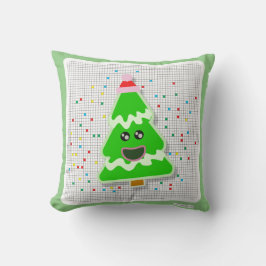 Fun Adorable Kawaii Weihnachtsbaum Cartoon Kissen