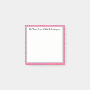 Fun Affirmation for Memory Post-It® Notes, 3" x 3" Post-it Klebezettel