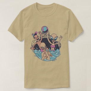 Fun Alien Beach Party T-Shirt