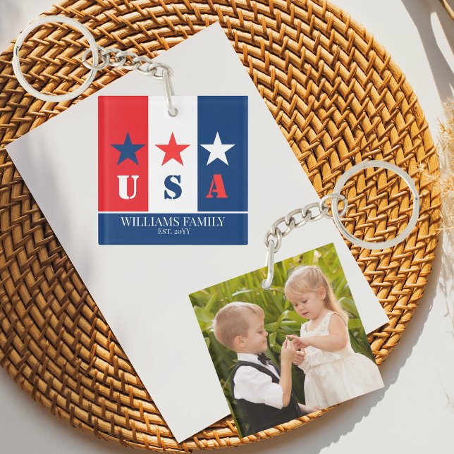 Fun American Flag, Patriotique USA, Photo du nom d (Créateur téléchargé)