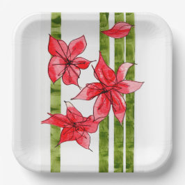FUN AND FESTIVE SQUARE PAPER PLATE PAPPTELLER
