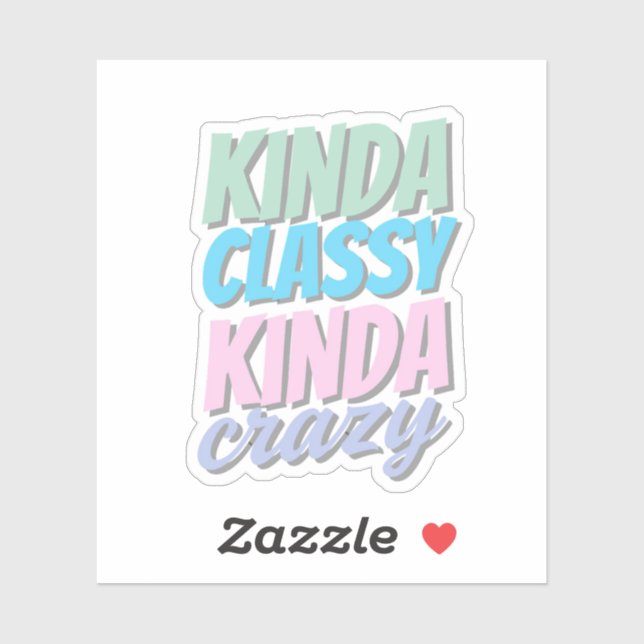 Fun and Quirky Sticker  (Blatt)