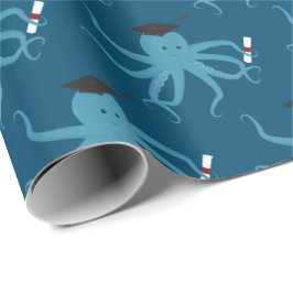 Fun Animal Octopus Abschluss Geschenkpapier