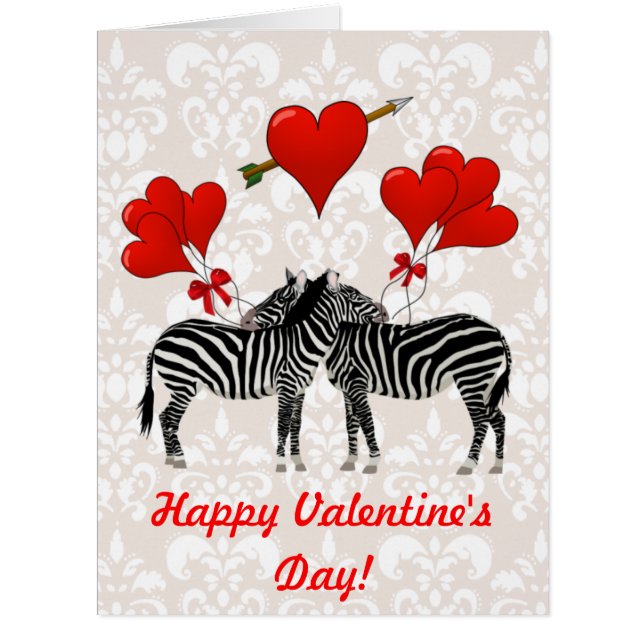 Fun animal Valentines (Vorderseite)