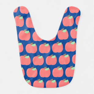 Fun Apple Print Muster Baby Bib Babylätzchen