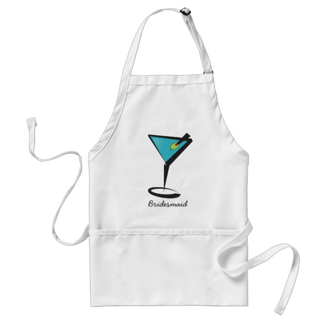 Fun Aqua Martini Schürze (Vorne)