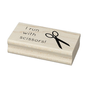 Fun Artist Scissors Rubber Briefmarke Gummistempel