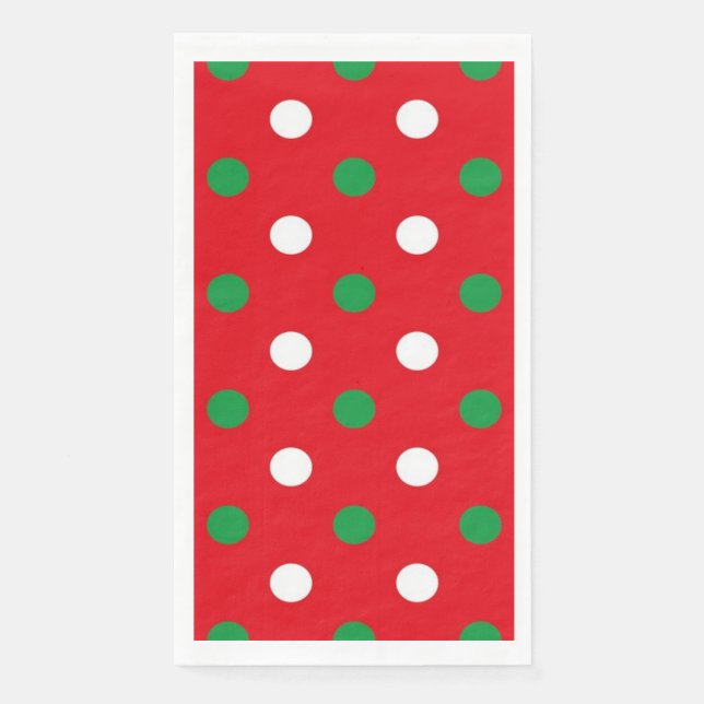 "Fun at Christmas" Handtücher aus dem Gästebuch Serviette (Vorderseite)