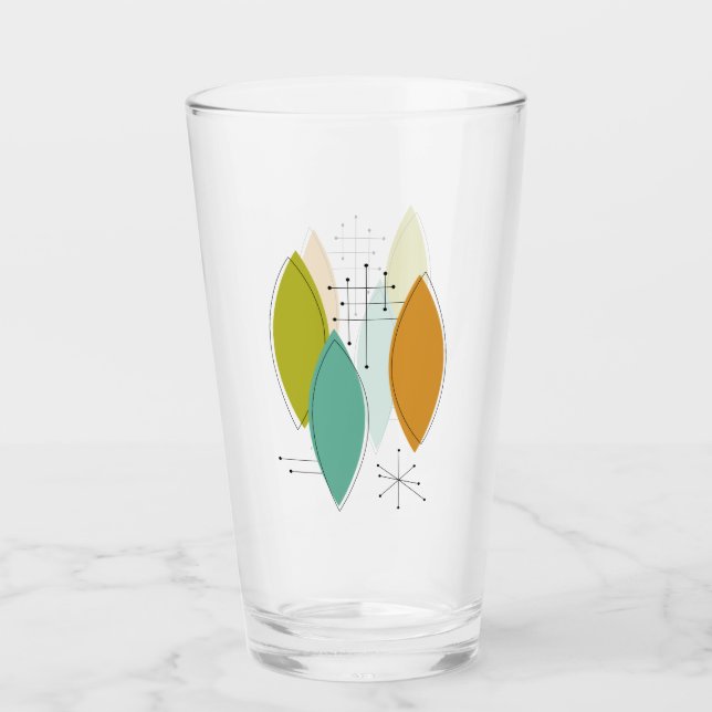 Fun Atomage Surfboard Formen Mitte des Jahrhundert Glas (Vorderseite)