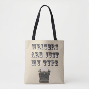 Fun Author Liebe Writer sind mein Type Slogan Tasche