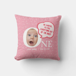 Fun Baby Girl Foto Collage Personaliz Geschenk Kissen