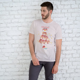 Fun Bacon & Eggs Weihnachtsvormittagskopf Tri-Blend Shirt