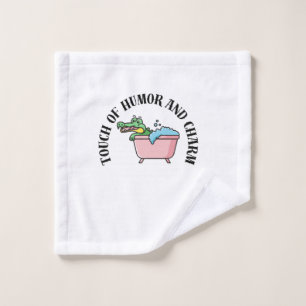 Fun Bade Krokodile Zitat Badezimmer Handtuch Badhandtuch Set