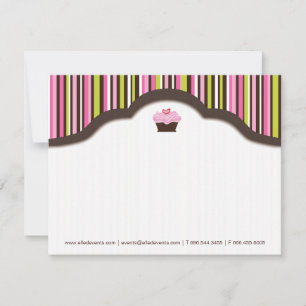 Fun Bakery   Cupcake Notecards Mitteilungskarte
