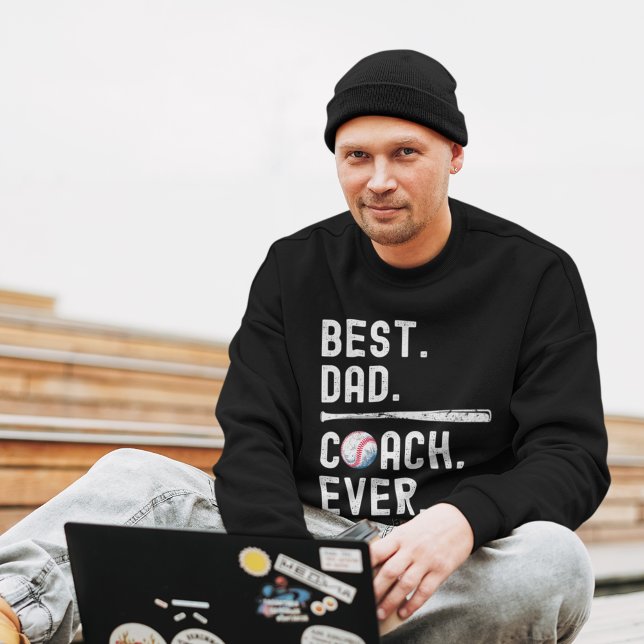 Fun Baseball Dad Coach Sweatshirt (Von Creator hochgeladen)