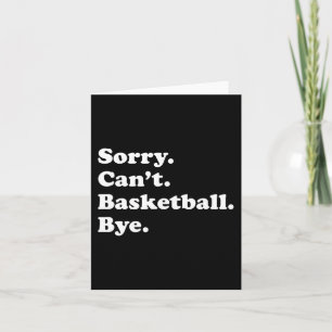 Fun Basketball Geschenk für Männer Frauen Jungen o Karte
