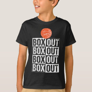 Fun Basketball Geschenkboxen Out Sprichwort T-Shirt