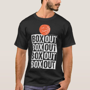 Fun Basketball Geschenkboxen Out Sprichwort T-Shirt